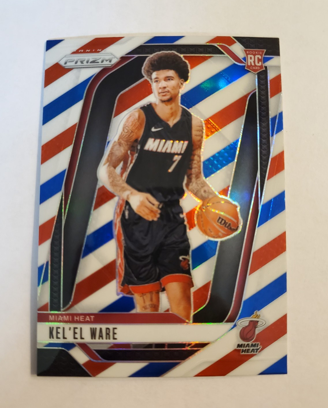 2024-25 Panini Prizm Basketball Kel'el Ware RC Rookie Red White Blue Prizm #248