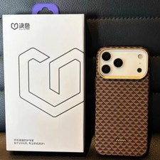Luxury Carbon Fiber Magnetic Back Case W/t Metal Lens For iPhone 17 Pro/Pro Max