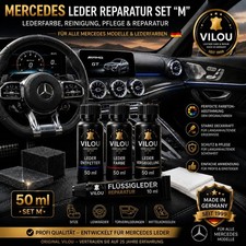 50ml Mercedes Leder-Reparatur-Set "M" Lederfarbe + Flüssigleder von "VILOU" 50ml Mercedes Leder-Reparatur-Set "M" Lederfarbe + Flüssigleder von "VILOU"