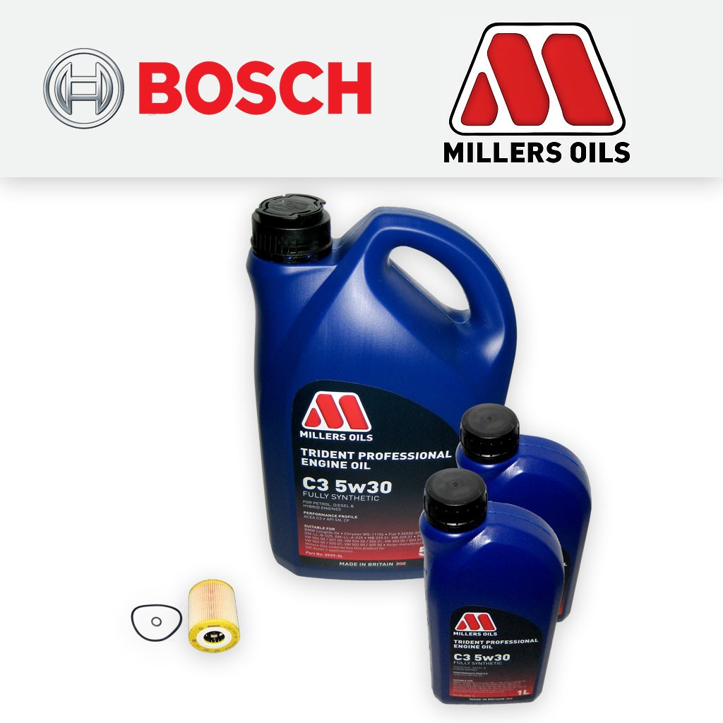 SERVICE KIT for BMW 5 SERIES (E39) 530D OIL FILTER +5w30 LL OIL (1998-2004)