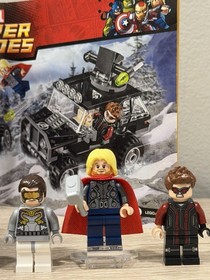 LEGO 76030 Marvel Avengers Hydra Showdown 100% Complete w Manual Thor Hawkeye