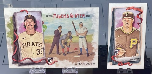 2026 Allen & Ginter Bubba Chandler N43-9 + Konnor Griffin Mini RC #103
