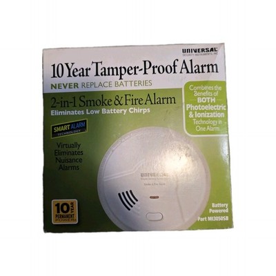 Universal Tamper Proof 2 in 1 Smoke & Fire Alarm