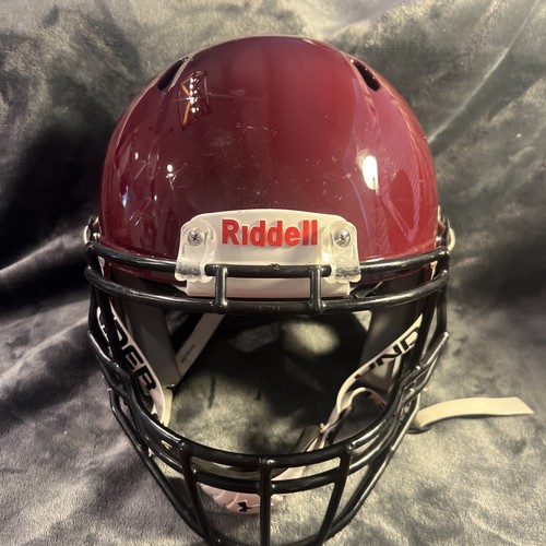 2023 Riddell Victor I Youth Large L / XL Football Helmet EUC Ships Free Maroon - Picture 2 of 10