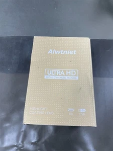 Alwrniet Mini Projecteur 4K, Projecteur intelligent portable avec WiFi et Bluetoot