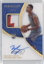2018-19 Panini Immaculate Rookie Gold 1/10 Zhaire Smith #140 Patch Auto 0gt4