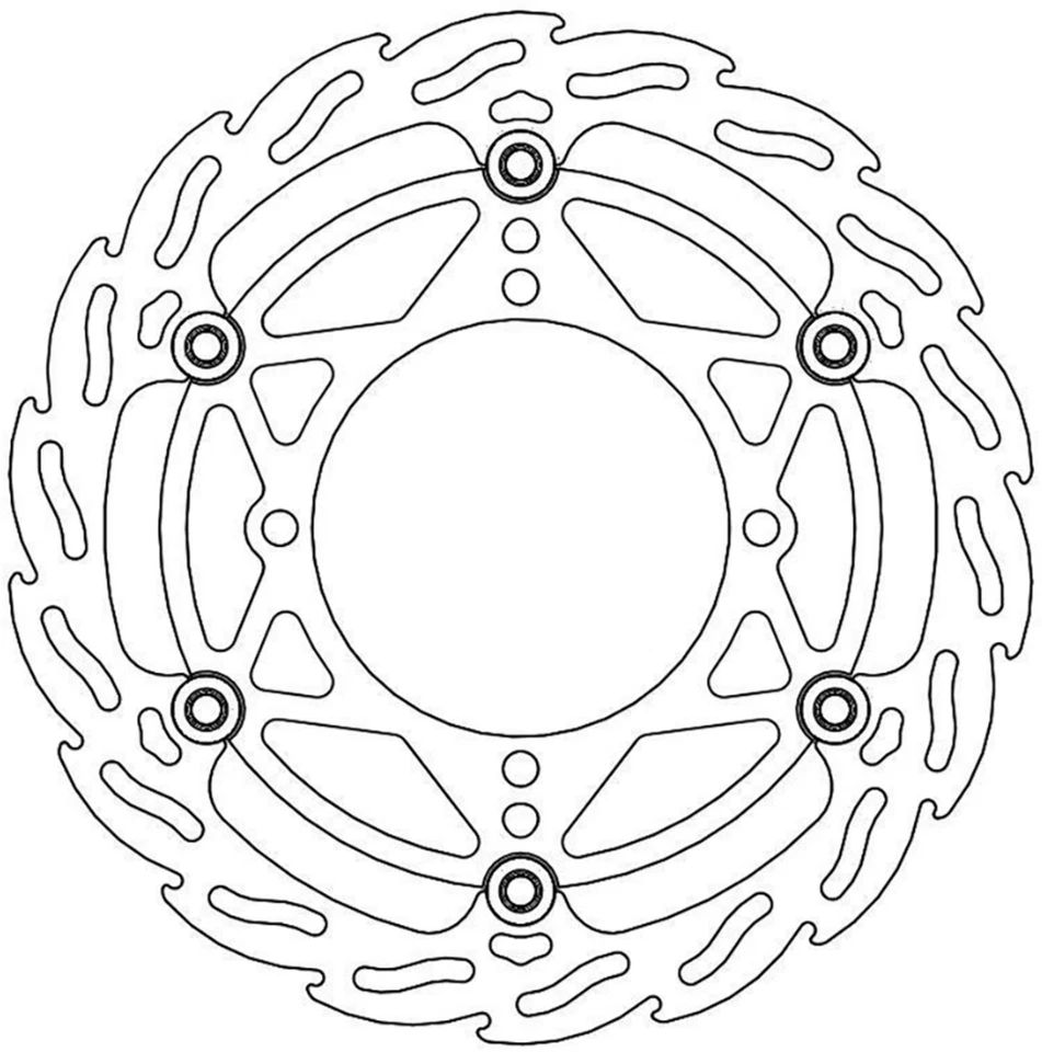MOTO-MASTER 112084-PU 制动转子 - 前 - 火焰 07-22 川崎 KX 450 F — 第 2/2 张图片