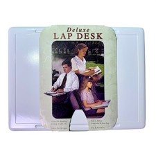 Vtg NWT Deluxe Lap Desk With Pillow Bottom Portable Workspace for Read/Writing
