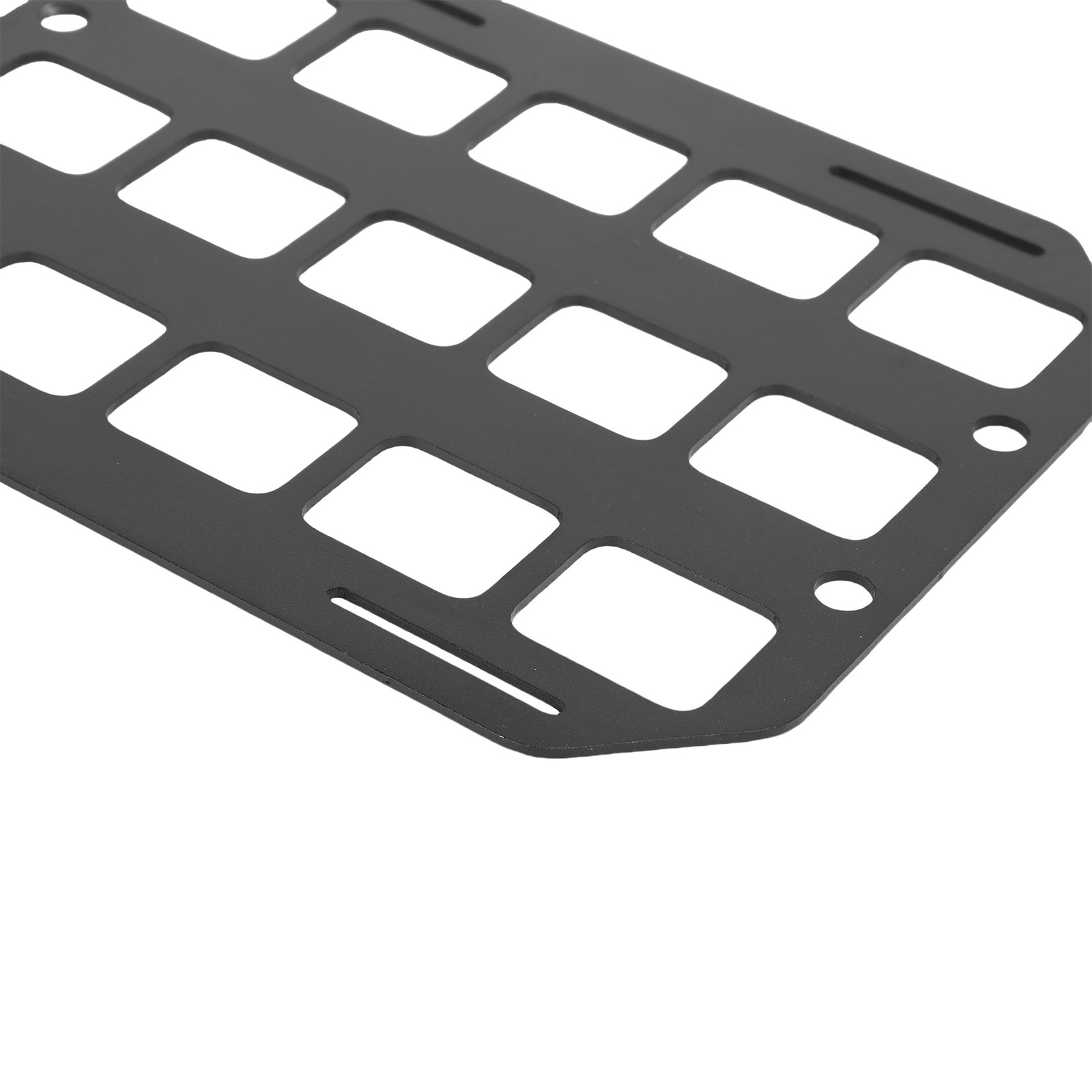 .Truck Bed Molle Panel High Hardness Aluminum L Rail Mount Side Bed Molle Panel