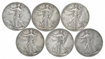 1937 XF Walking Liberty Half Dollar 90% Silver | eBay