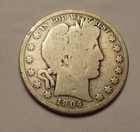 1904 O BARBER HALF DOLLAR.  GOOD-VERY GOOD CONDITION