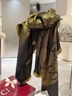 Gucci GG Gold Thread Jacquard Shawl Velvet Women’s Square Scarf 55in — photo 6