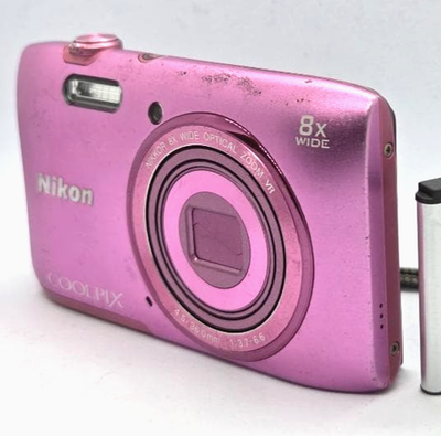 Nikon COOLPIX S3600 ピンク 8倍光学ズーム Nikon COOLPIX S3600 Pink 20.1MP 8x Optical zoom Compact Digital