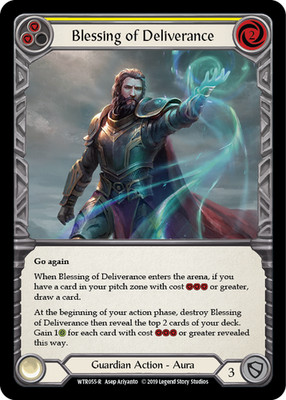 Blessing of Deliverance (Yellow) [WTR055-R] (Welcome to Rathe)  Alpha Print Rain