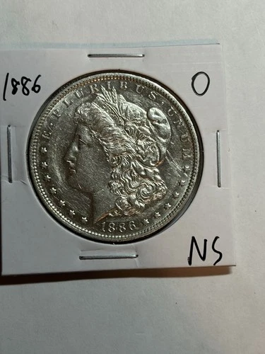 1886-O Morgan Silver Dollar $1 Nice AU Details Tough Date New Orleans Mint