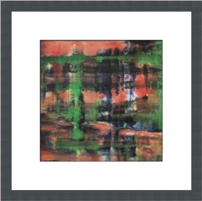 Gerhard Richter 794-1 Abstract Painting Custom Framed Print 