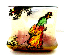 RARE ROYAL DOULTON SERIESWARE MINIATURE VASE - THE GLEANERS D6123