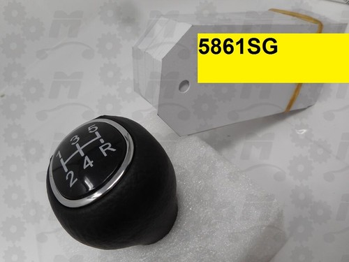 Pomello leva cambio in finta pelle con cornice cromata Ford Focus MK1 1998-2005 - Picture 7 of 11