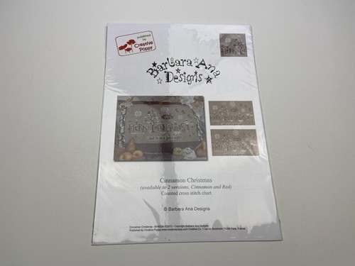 Barbara Ana Designs Cinnamon Christmas Counted Cross Stitch Pattern 3P - 第 1/3 張圖片