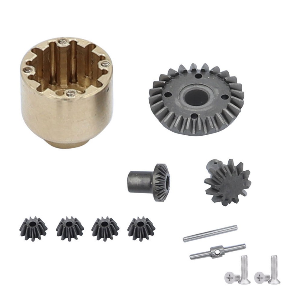 Metal Differential Gear Replacement For WLtoys 104001 1/10 Scale RC Car - Durable Upgrade Part