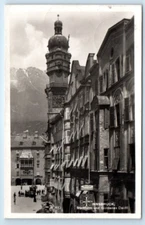 RPPC Innsbruck - Stadtturm und Goldenes Dachi AUSTRIA Postcard