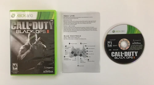 Call of Duty: Black Ops II (Microsoft Xbox 360, 2012) CIB Complete - Tested