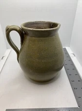 JUGTOWN Ware Pottery 6 inch Pitcher Frogstown Green 62C-874N