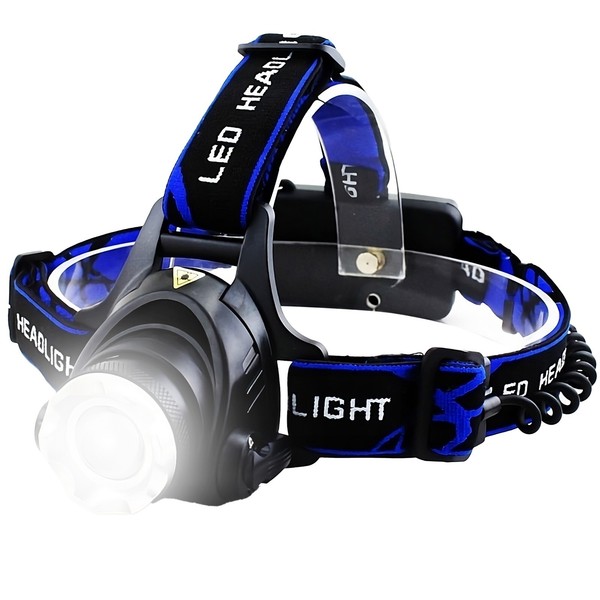 LED Stirnlampe Super Hell Wiederaufladbar Kopflampe Headlampe Taschenlampe Retoo-image