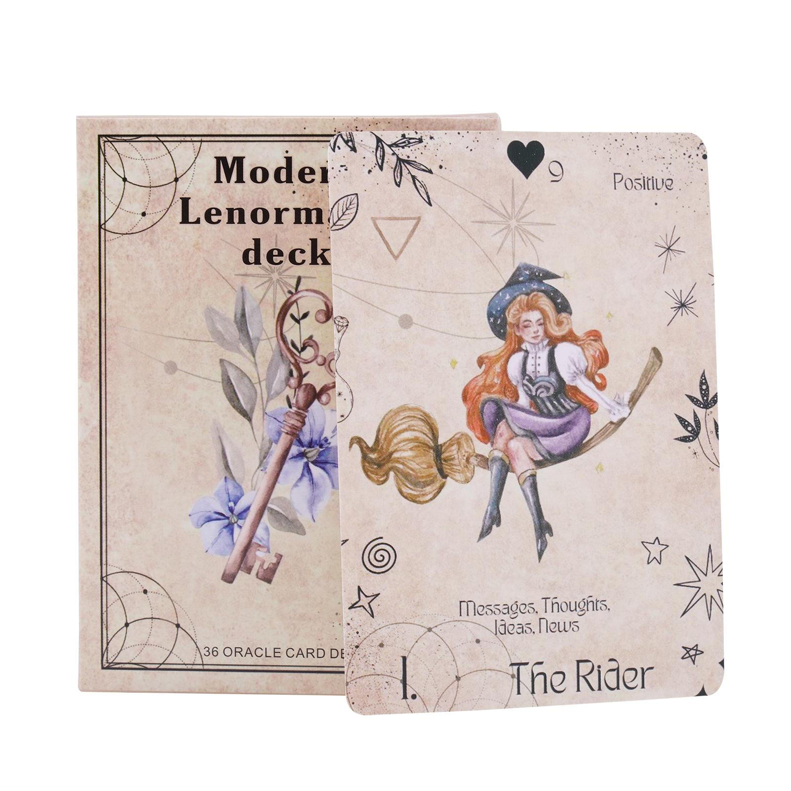 Modern Lenormand Oracle Cards for Board Game Tarot Cards