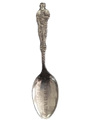 Vintage Collector s Spoon,  Goldmine Worker, Alaska Gold Rush, Sterling Silber