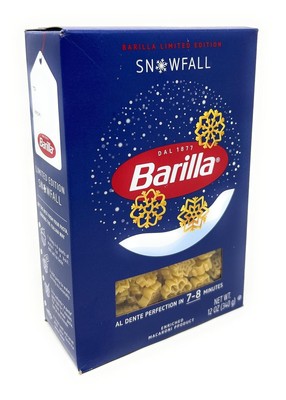 Barilla Limited Edition Snowfall Snowflake Shaped Pasta 12oz - 1 box
