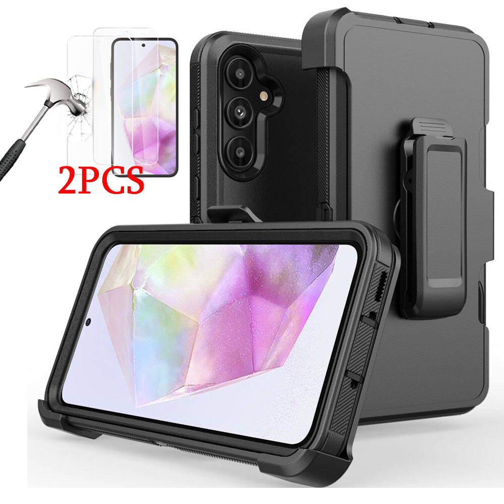 For Samsung Galaxy A35 5G Case/Screen Protector/Belt Clip Fits Otterbox Defender For Samsung Galaxy A35 5G Case/Screen Protector/Belt Clip Fits Otterbox Defender