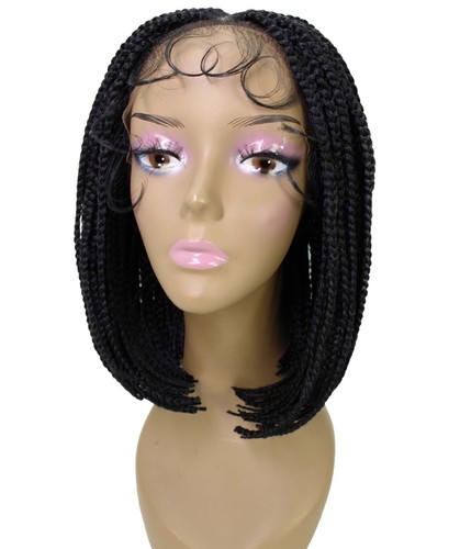 LUXLUXE Tiara gerade 12 Zoll lang 4X4 handgebundene Spitze geflochtene Perücke, BLB-0140 - Bild 21 von 128