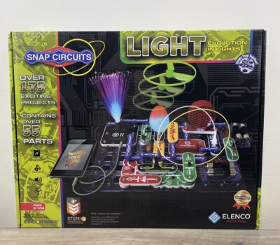 Snap Circuits LIGHT Evolution In Lights Electronics Exploration - Elenco SCL-175