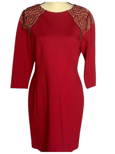 Antonio Melani Red Formal Dress. Size 
