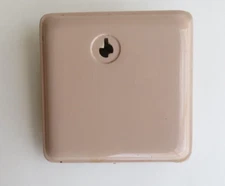 3 slot payphone Automatic Electric Vault door Original Beige NOS