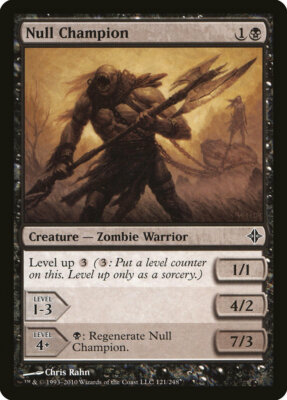 4 Null Champion 4x x4 - LP - Zendikar - SPARROW MAGIC mtg