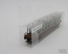 Klarsichtverpackung Faltschachtel f&uuml;r Modelleisenbahnwaggons Spur H0 &ndash; 230x34x47