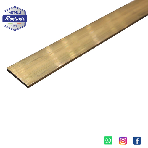 Barra Piatta In Ottone CuZn37 - 25x1,5mm, Taglio 0,5m Per Fai Da Te E Lavorazioni - Foto 14