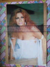 SARA SARITA MONTIEL OLD PICTURE, LARGE FORMAT, HARD PAPER PRESS, RARE,...