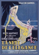 Decor POSTER.Home room Art.Interior Design.Elegant Night.French deco.6958