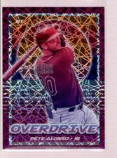2021 Panini Chronicles Overdrive #22 Pete Alonso PINK VELOCITY Mets MINT FO8799