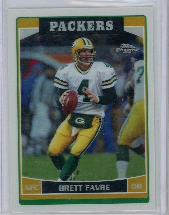 2006 Topps Chrome Refractor Brett Favre Packers #159