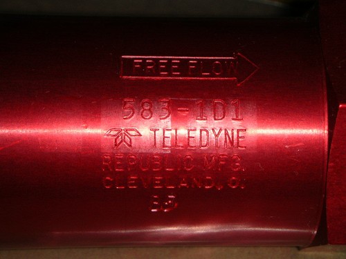 VÁLVULA DE RETENCIÓN OSCILANTE PARKER TELEDYNE REPUBLIC 583-1D1 1" NPT 350 PSI ALUMINIO NUEVO DE LOTE ANTIGUO!¡! - Imagen 2 de 8