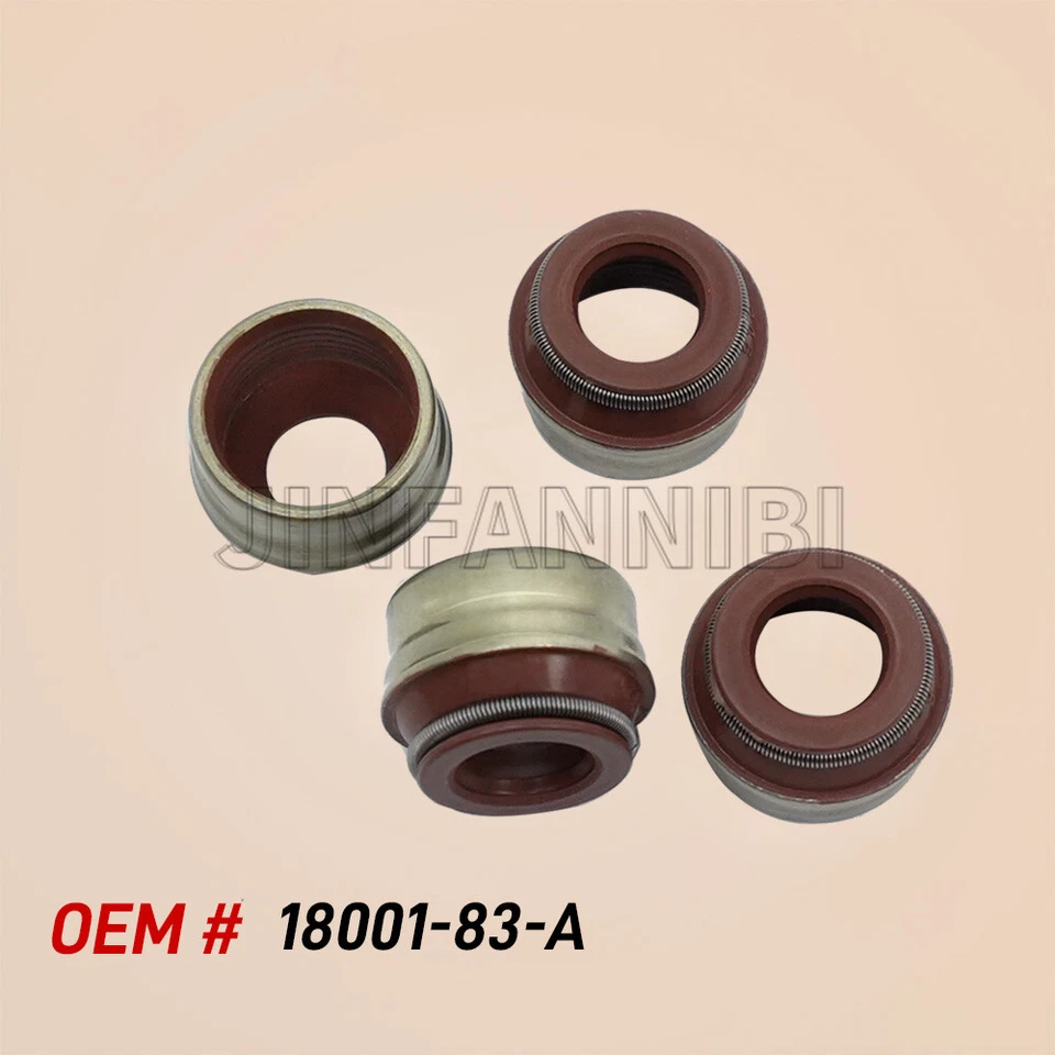 4PCS Valve Stem Seal Kit for Harley-Davidson Sportster 883 1100 1200 1986-2004 - Image 4 of 4