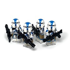 501st Airborne Troopers Clone Paratrooper Minifigures Blue Troopers Custom Lego