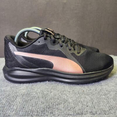Puma Twitch Runner Womens Size 10 Black Athletic Casual Running Sneakers Shoes