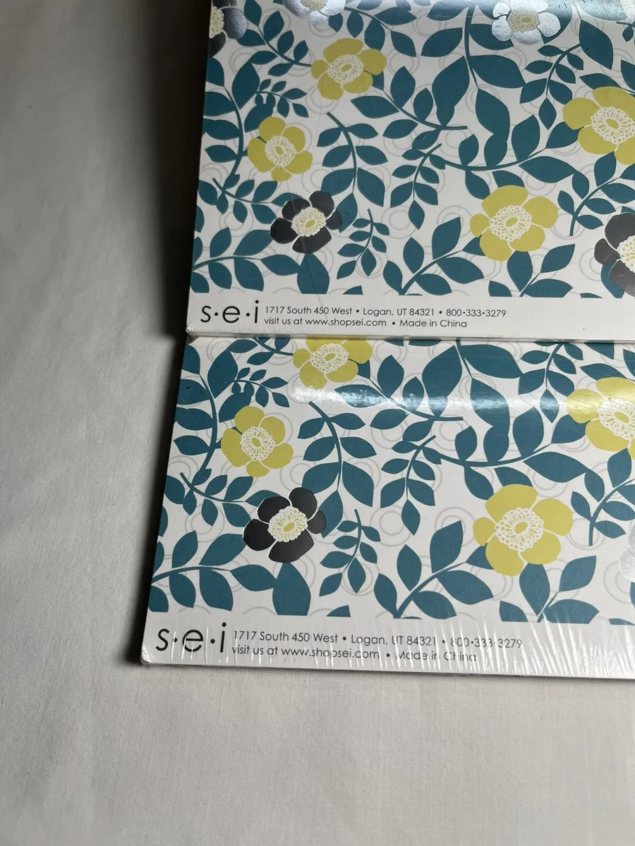 2 Pack Designer Cardstock Paper 12x12 Poppy Silver Teal Green 25-Sheets Each