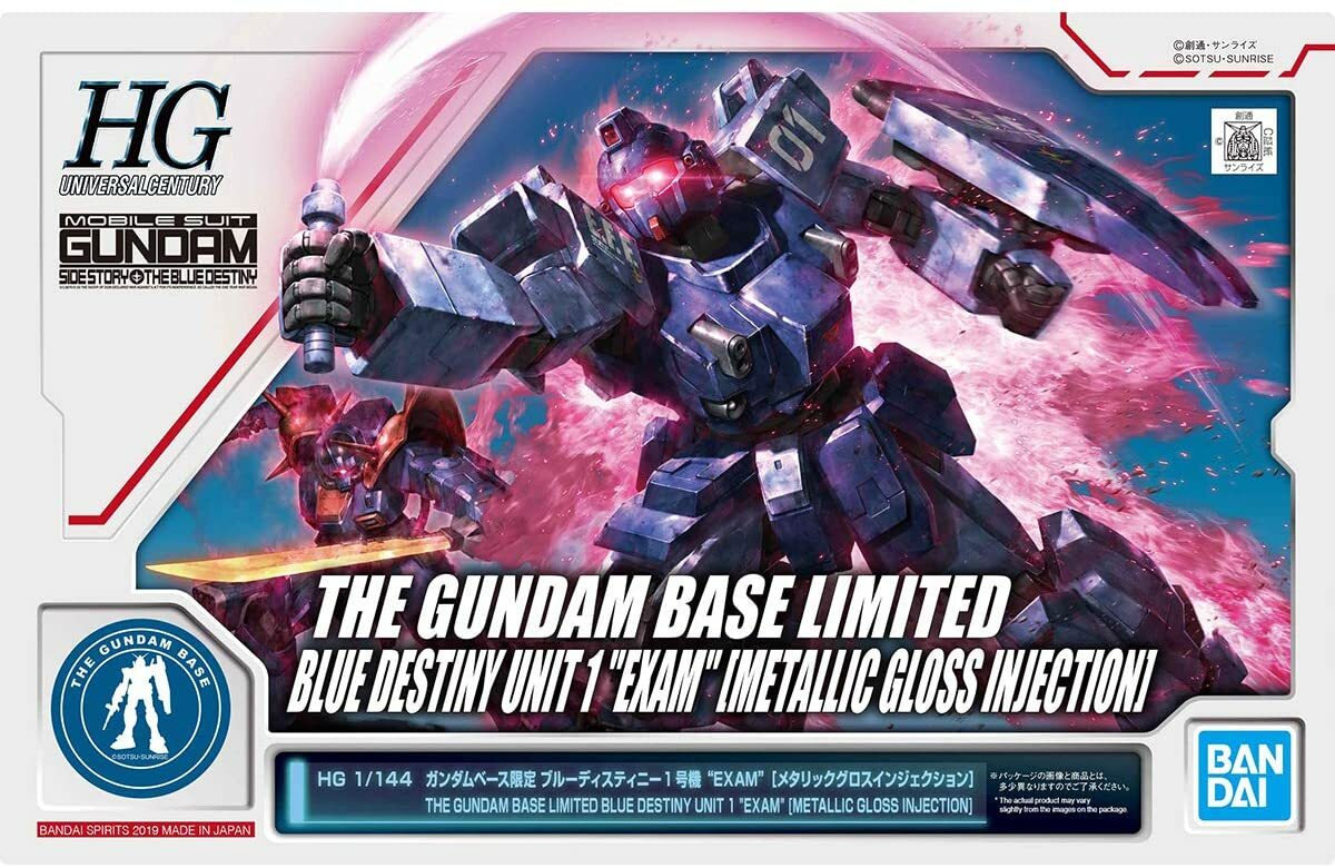 Gundam Base Tokyo Hguc 1 144 Blue Destiny Unit 1 Metallic Gloss Bandai A12 For Sale Online Ebay
