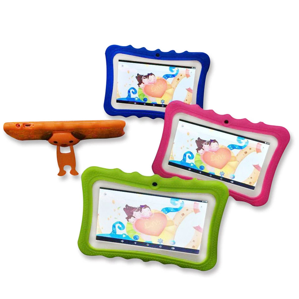 7'inch Quad Core HD Tablet Wifi 8GB for Kids Child Boys Girls w/ Silicone Bumper - Image 2 of 4
